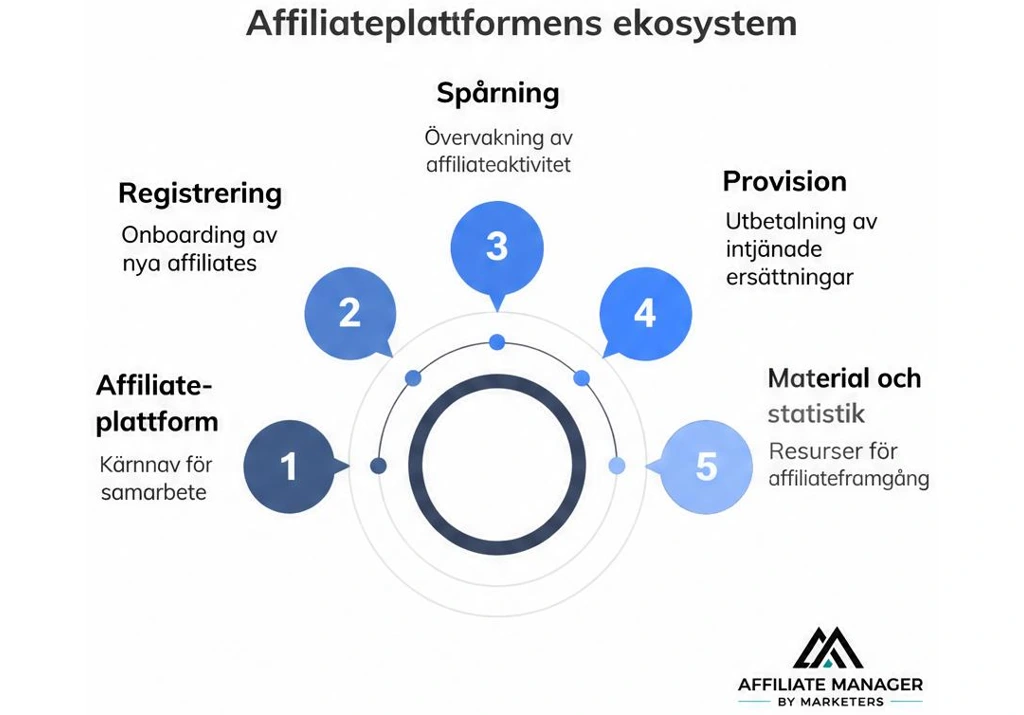 ekosystemet för en affiliateplattform